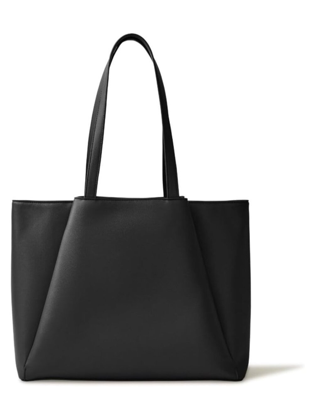 Vegan Leather Laptop Tote Bag for Women with Padded Pocket, Work Bag